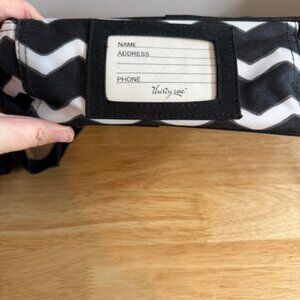 Thirty-One Square Thermal Tote (Set of 2) - Black Chevron